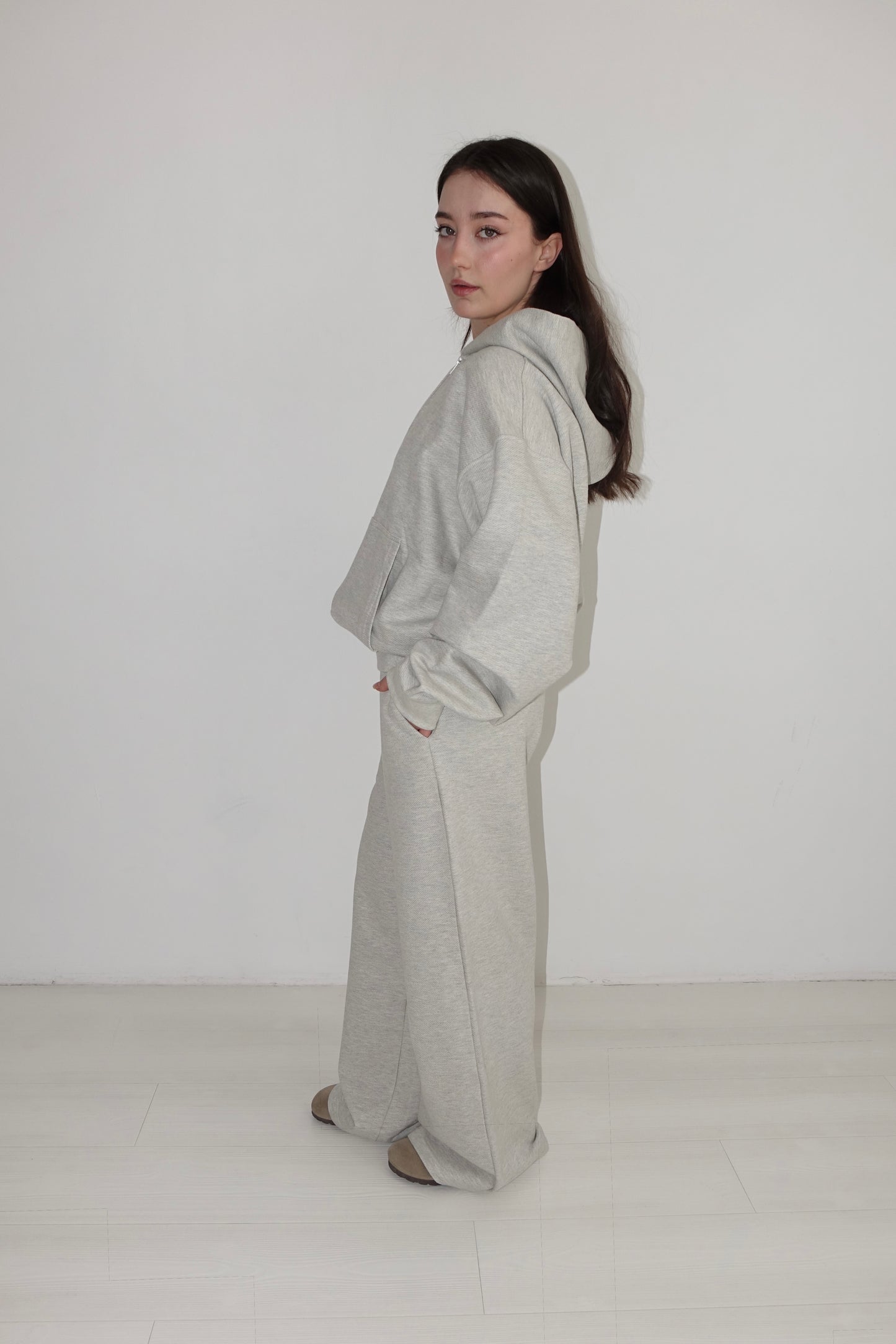 GRAY MELANGE SET
