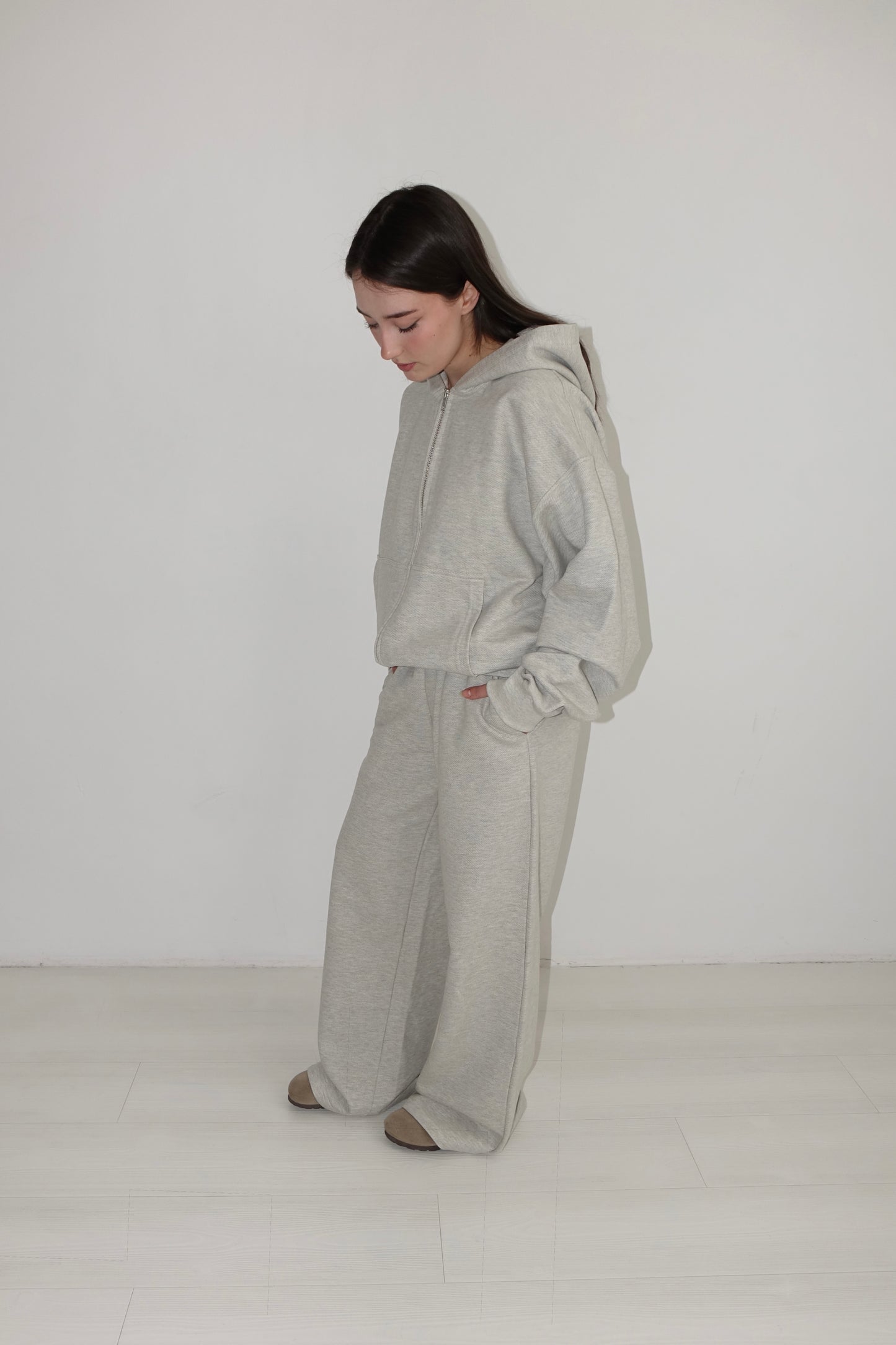 GRAY MELANGE SET