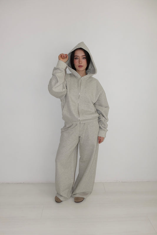 GRAY MELANGE SET