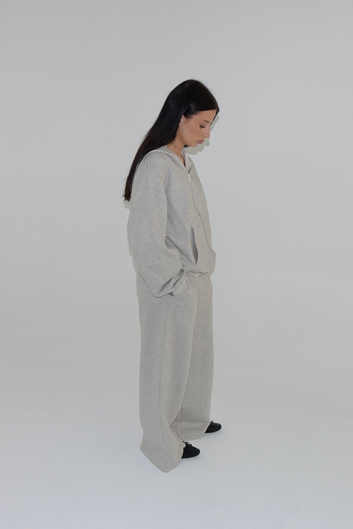 GRAY MELANGE SET