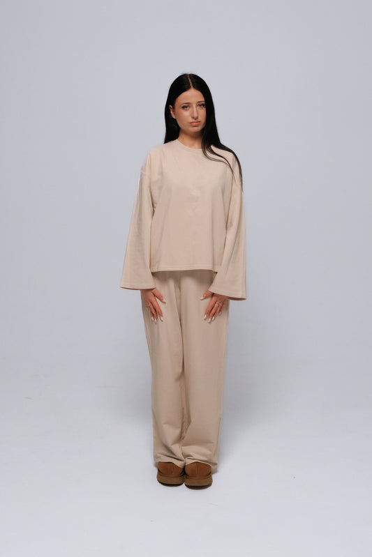 SAND BEIGE LONG SLEEVE